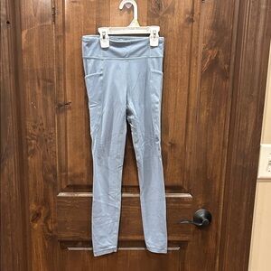 Athleta Kids Leggings in Light Blue